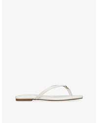Steve Madden - Maliyah Flat Leather Sandals - Lyst