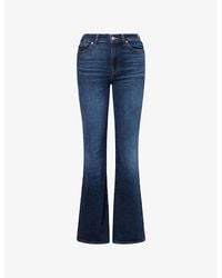 7 For All Mankind - The Leggy Bootcut Stretch-Denim Jeans - Lyst