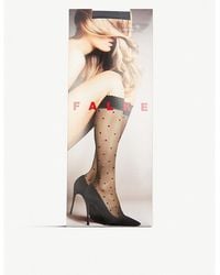 FALKE - Polka Dot Knee-High Knitted Socks - Lyst