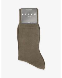FALKE - Tiago Stretch-Cotton Blend Socks - Lyst