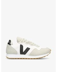 Veja - Women's Sdu Mesh And Vegan Suede Low-top Trainers - Lyst