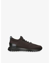 Tod's - Run 63K Calzino Knitted And Leather Trainers - Lyst