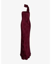 OMNES - Myla Floral-Jacquard Woven Maxi Dress - Lyst