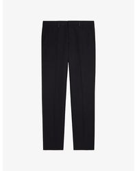 The Kooples - Straight-Leg Regular-Fit Wool Trousers - Lyst