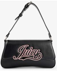 Juicy Couture - Branded-plaque Faux-leather Shoulder Bag - Lyst