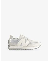 New Balance - 327 Suede And Leather Trainers - Lyst