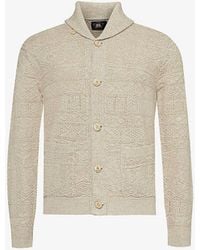 RRL - Relaxed-fit Shawl-collar Cotton And Linen-blend Cardigan X - Lyst