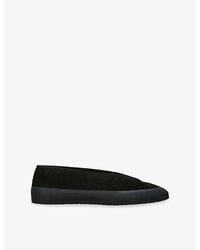 Le Monde Beryl - Apres Ski Shearling-Lined Suede Ballet Flats - Lyst