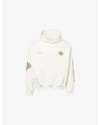 The Couture Club - Motion Blurred-Emblem Cotton-Jersey Hoodie - Lyst