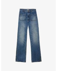 Sandro - Slim-Fit Flared Denim Jeans - Lyst