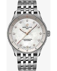 Breitling - Unisex A77320e61a2a1 Navitimer 32 Stainless-steel Quartz Watch - Lyst