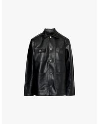 Carhartt - Michigan Patch-Pockets Relaxed-Fit Faux-Leather Jacket - Lyst