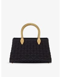 BVLGARI - Serpentine Duette Satin Top-Handle Bag - Lyst