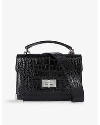 The Kooples - Emily Vinyl-Effect Mini Leather Cross-Body Bag - Lyst