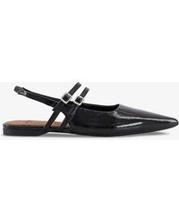 Vagabond Shoemakers - Hermine Double-strap Leather Slingback Flats - Lyst