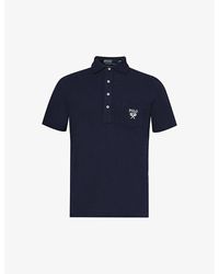 Polo Ralph Lauren - X Wimbledon Brand-embroidered Cotton Polo Shirt - Lyst