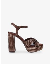 Carvela Kurt Geiger - Cinzia Suede Platform Sandals - Lyst