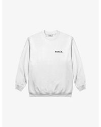 Rehab - Oversized Logo-Print Cotton-Jersey Sweatshirt - Lyst