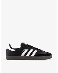 adidas - Samba Og Logo-Print Leather Low-Top Trainers - Lyst