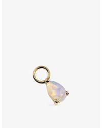 Astrid & Miyu - Birthstone October 14Ct- And Opal Earring Charm - Lyst