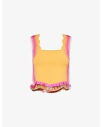 Ph5 - Emma Embellished Knitted Top - Lyst