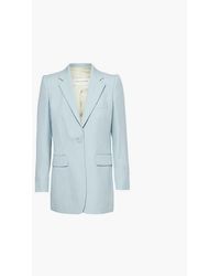 Dries Van Noten - Bemers Notched-Lapels Wool Blazer - Lyst