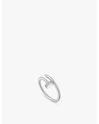 Cartier - Juste Un Clou 18Ct- And 0.08Ct Brilliant-Cut Diamond Ring - Lyst