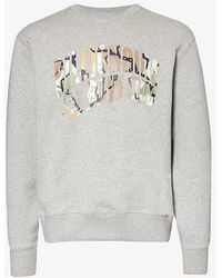 BBCICECREAM - Camo Arch Logo-print Cotton-jersey Sweatshirt - Lyst