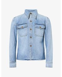 Willy Chavarria - Chente Cotton Denim Shirt - Lyst
