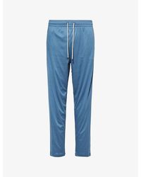 Zimmerli of Switzerland - High-rise Tapered-leg Cotton-jersey Pyjama Bottoms - Lyst