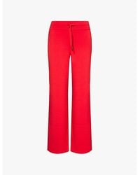 Spanx - Spanx Airessentials Wide-Leg Stretch-Woven Jogging Bottoms - Lyst