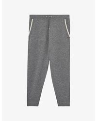 Reiss - Hillside Drawstring-Waist Merino-Wool Jogging Bottoms - Lyst