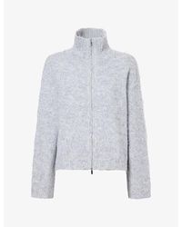 4th & Reckless - Clairee Zipped Knitted Cardigan - Lyst