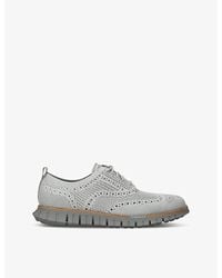 Cole Haan - Zerøgrand Wingtip Stitchlite Knitted Oxford Shoes - Lyst