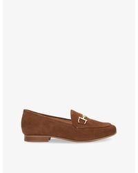 Dune - Glair Suede Loafers - Lyst