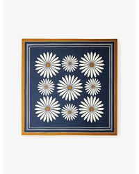 Sandro - Floral-Print Square Silk Scarf - Lyst