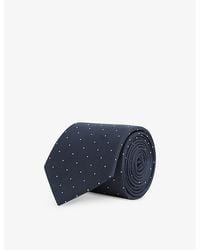 Reiss - Liam Polka-Dot Woven Tie - Lyst