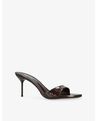 Paris Texas - Lidia 70 Patent-Leather Heeled Mules - Lyst