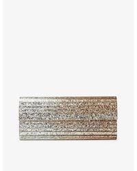 Jimmy Choo - Sweetie Glitter Acrylic Clutch - Lyst