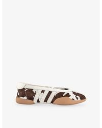 adidas - Taekwondo Mei Pony-Hair Ballet Flats - Lyst