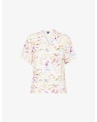 Vilebrequin - Charli Fish-Print Linen Shirt - Lyst