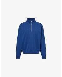 Canada Goose - Wander Quarter-Zip Cotton-Jersey Sweatshirt - Lyst