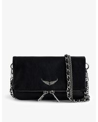 Zadig & Voltaire - Rock Nano Leather Clutch - Lyst