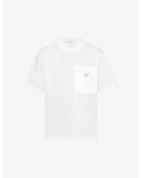 Prada - Cotton T-Shirt - Lyst