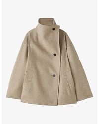JOSEPH - Isaia Double-Breasted Wool-Blend Coat - Lyst
