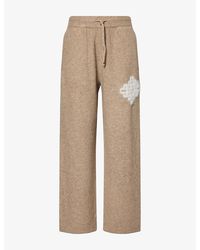 The Couture Club - Fluffy Relaxed-Fit Knitted Jogging Bottoms - Lyst