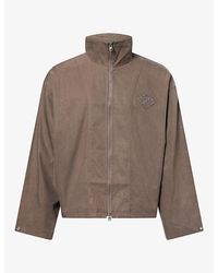 The Couture Club - Funnel-Neck Zip-Through Woven Jacket - Lyst