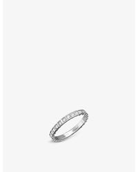 Chopard - Ice Cube 18ct White-gold And Diamond Ring - Lyst