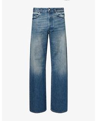 Dries Van Noten - Peyter Straight-Leg Cotton Denim Jeans - Lyst