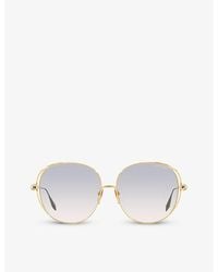 Dita Eyewear - D4000431 Arohz Round-frame Metal Sunglasses - Lyst